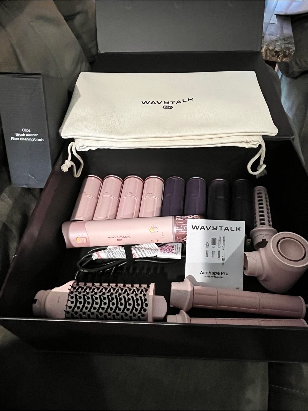 WAVYTALK Pink Airshape Pro Multi-Styler Set